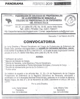 cursos enfermeria gratis maracaibo Colegio de Profesionales de Enfermería Zulia
